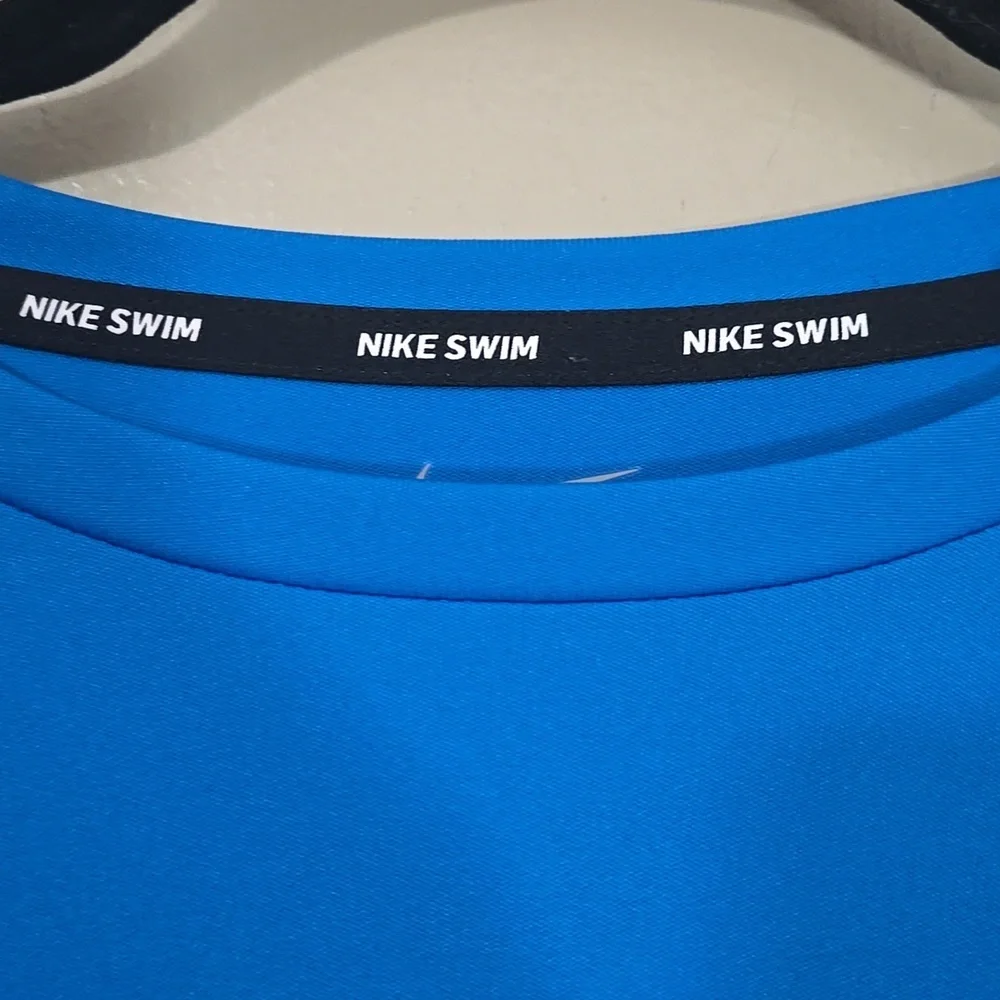 Nike Swim Blue Dri-FIT T-Shirt Size XL